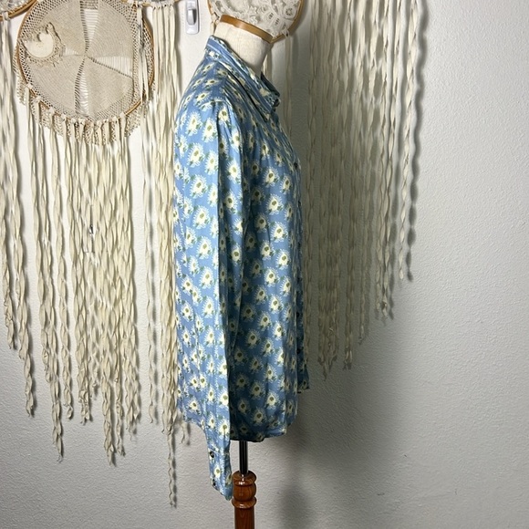 Jen's Pirate Booty Long Sleeve Button Down Daydreamer Amata Blouse Size XS - Picture 5 of 13